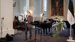 15. Концертное богослужение, посвящённое 108-й годовщине Эстонской Республики. Церковь Олевисте, 21 февраля 2026 г. Фото Урмас Роос