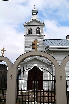 1 - Успения Пресвятой Богородицы моленная  в Калласте, 24 июля 2013 г. Фото - Александр Хмыров