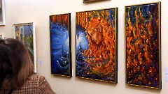 10. Открытие выставки «НАЧАЛО» объединения MARA ART-STUDIO. Центр русской культуры, 28 января 2025 г. Фото -  Александр Хмыров