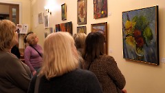 14. Открытие выставки «НАЧАЛО» объединения MARA ART-STUDIO. Центр русской культуры, 28 января 2025 г. Фото -  Александр Хмыров
