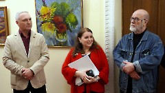 16. Открытие выставки «НАЧАЛО» объединения MARA ART-STUDIO. Центр русской культуры, 28 января 2025 г. Фото -  Александр Хмыров