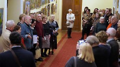 18. Открытие выставки «НАЧАЛО» объединения MARA ART-STUDIO. Центр русской культуры, 28 января 2025 г. Фото -  Александр Хмыров