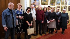 20. Открытие выставки «НАЧАЛО» объединения MARA ART-STUDIO. Центр русской культуры, 28 января 2025 г. Фото -  Александр Хмыров