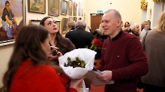 24. Открытие выставки «НАЧАЛО» объединения MARA ART-STUDIO. Центр русской культуры, 28 января 2025 г. Фото -  Александр Хмыров