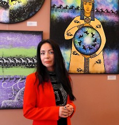 55. Открытие выставки Инны Тюриковой  «M.ART». Нарва, ДК «Ругодив», 23 августа 2025 г. Фото- Александр Хмыров