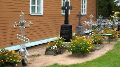 02. Пюхтицкий Успенский ставропигиальный женский монастырь. Кладбище. 1 сентября 2025 г. Фото Александра Хмырова