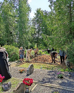 16. Перезахоронение останков на городском кладбище в Раквере