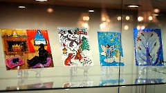 27. Выставка Детской художественной студии VALERIS. Фото- Александр Хмыров, 11 декабря 2024 г.