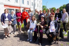 В день русского языка у памятника А.С.Пушкину