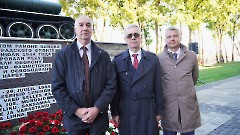 Открытие памятника танк Т-34 в Ивангороде
