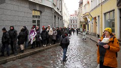 13 - Посольство РФ в Таллине в последний день выборов Президента России. 17 марта 2024 г. Фото - Александр Хмыров