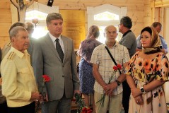 Освящение мемориальной доски в память о моряках, погибших во время Таллинского перехода