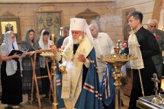Освящение мемориальной доски в память о моряках, погибших во время Таллинского перехода