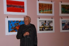 Выставка эстонских художников, участников Международного фестиваля акварели в Италии