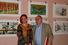 Выставка эстонских художников, участников Международного фестиваля акварели в Италии