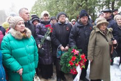 Памятный митинг на месте высадки советского морского десанта в 1944 г. Мерекюла, 14 февраля 2019 г.