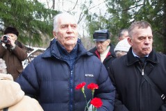 Памятный митинг на месте высадки советского морского десанта в 1944 г. Мерекюла, 14 февраля 2019 г.