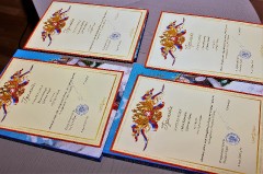 Награждение нарвских участников конкурса чтецов