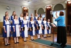 Хоровые коллективы исполнили «Песни разных народов»