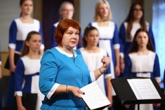 Хоровые коллективы исполнили «Песни разных народов»