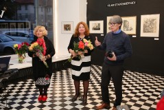 В Таллине с большим успехом прошла выставка графики Владислава и Веры Станишевских