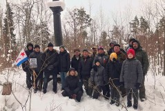 35. Ида-Вируский уезд. В очередную годовщину  высадки советского морского десанта в Мерикюла. 14.02.2021. Фото Людмилы Лобиной