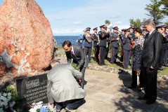 29. Памятник погибшим при таллинском переходе кораблям на полуострове Юминда. 27.08.2017.