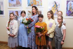 В ЦРК открылась детская художественная выставка «Сказки и рассказы русских писателей»