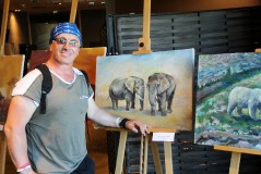 Открытие выставки «Встречи в Эстонии. Художники в гостях у зоопарка»