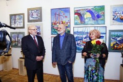 С открытия выставки Владимира Бачу «Времена года»