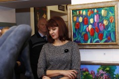 С открытия выставки Владимира Бачу «Времена года»