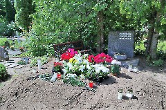 17. Место на городском кладбище Раквере, где перезахоронены  останки из братской могилы