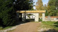 Rooslepa kalmistu. Ворота кладбища. 02.10.2012