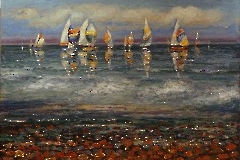 21. На открытии выставки «Морская история». Таллин, Центр русской культуры, 12 ноября 2024 г. Фото - Александр Хмыров
