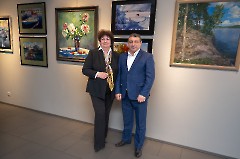 38. Открытие выставки Сергея Минина -Калевала и северные мотивы-. Центр культуры -Кая-, 21 февраля 2025 г. Фото - Урмас Роос 