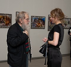 43. Открытие выставки Сергея Минина -Калевала и северные мотивы-. Центр культуры -Кая-, 21 февраля 2025 г. Фото - Урмас Роос 