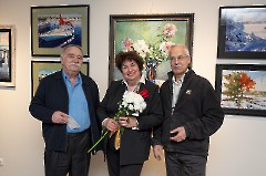 46. Открытие выставки Сергея Минина -Калевала и северные мотивы-. Центр культуры -Кая-, 21 февраля 2025 г. Фото - Урмас Роос 