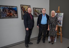 47. Открытие выставки Сергея Минина -Калевала и северные мотивы-. Центр культуры -Кая-, 21 февраля 2025 г. Фото - Урмас Роос 