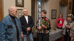 29.На открытии выставки Ирины Божерьяновой «Путешествие к себе». Центр русской культуры, 4 марта 2025 г. Фото - Урмас Роос