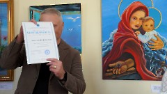 13. В Центре русской культуры открылась выставка «Камо грядѐши-». 20 мая 2025 г. Фото- Александр Хмыров