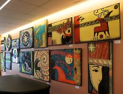 01. Открытие выставки Инны Тюриковой  «M.ART». Нарва, ДК «Ругодив», 23 августа 2025 г. Фото- Александр Хмыров