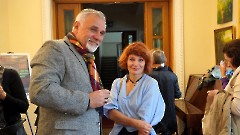 44. На открытии выставки «2005-2025. Ушедшая эпоха». Таллин, Центр культуры (Мере пст.5), 23 сентября 2025 г. Фото- Александр Хмыров