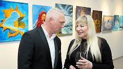 54. Открытие юбилейной выставки Сергея Волочаева. Центр культуры Kaja, 27 октября 2025 г. Фото- Александр Хмыров