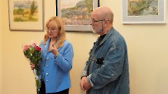 17. Открытие персональной выставки Ольги Логиновой. Центр культуры -Мере-, 28 октября 2025 г. Фото- Александр Хмыров