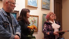 24. Открытие юбилейной выставки Галины Преображенской - «Жизнь». Центр культуры «Мере», 28 октября 2025 г. Фото- Александр Хмыров