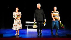 50. Фестиваль 'Театральная осень в Таллине'. Театр 'Юность. 'Спектакль 'Двое на скамейке', Центр культуры 'Мере', 26 сентября 2026 г. Фото- Александр Хмыров