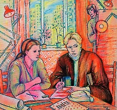 09. Открытие выставки «СинемАрт» художника Инны Тюриковой. Художественная галерея Bjarte, 7 октября 2026 г. Фото- Александр Хмыров