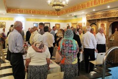 Освящение мемориальной доски в память о моряках, погибших во время Таллинского перехода