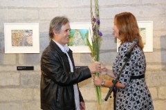 Открытие выставки молдавского художника Семена Замши