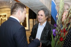 Открытие выставки молдавского художника Семена Замши